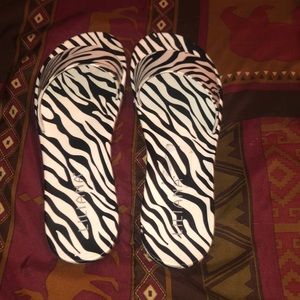 Zebra print slides